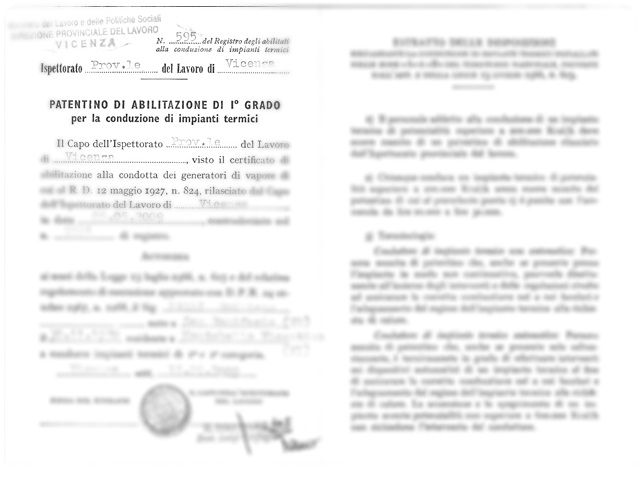 il patentino di abilitazione alla conduzione di impianti termici
